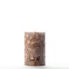 4x6 Brown Chunky Pillar Candle