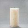 4x8 Ivory Chunky Pillar Candle