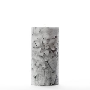 4x8 Black Chunky Pillar Candle