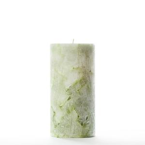 4x8 Green Chunky Pillar Candle