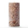4x8 Brown Chunky Pillar Candle