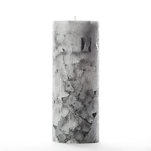 4x10 Black Chunky Pillar Candle