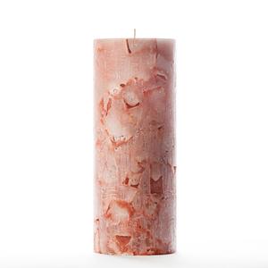 4x10 Orange Chunky Pillar Candle