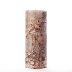 4x10 Brown Chunky Pillar Candle