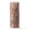 4x10 Brown Chunky Pillar Candle