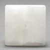 3x3x4 White Chunky Square Pillar Candle