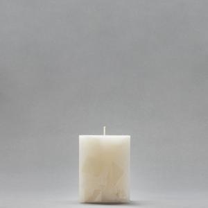 3x3x4 Ivory Chunky Square Pillar Candle