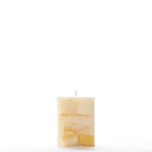 3x3x4 Yellow Chunky Square Pillar Candle