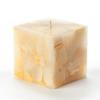 3x3x4 Yellow Chunky Square Pillar Candle