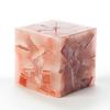 3x3x4 Orange Chunky Square Pillar Candle