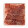 3x3x4 Orange Chunky Square Pillar Candle
