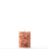 3x3x4 Orange Chunky Square Pillar Candle