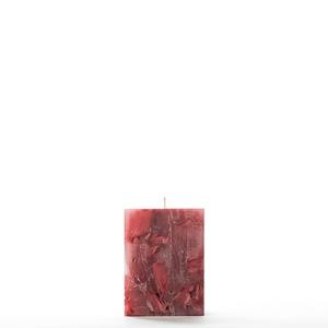 3x3x4 Red Chunky Square Pillar Candle