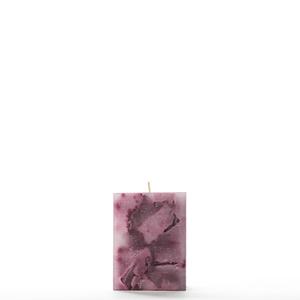 3x3x4 Purple Chunky Square Pillar Candle