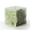 3x3x4 Green Chunky Square Pillar Candle
