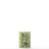 3x3x4 Green Chunky Square Pillar Candle