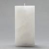 3x3x6 White Chunky Square Pillar Candle