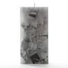 3x3x6 Black Chunky Square Pillar Candle