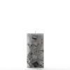 3x3x6 Black Chunky Square Pillar Candle