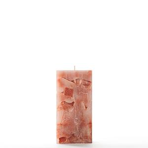 3x3x6 Orange Chunky Square Pillar Candle