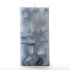 3x3x6 Blue Chunky Square Pillar Candle