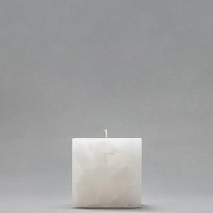 4x4x4 White Chunky Square Pillar Candle