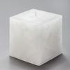 4x4x4 White Chunky Square Pillar Candle