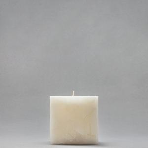4x4x4 Ivory Chunky Square Pillar Candle