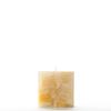 4x4x4 Yellow Chunky Square Pillar Candle