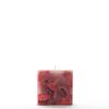 4x4x4 Red Chunky Square Pillar Candle