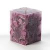 4x4x4 Purple Chunky Square Pillar Candle