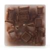 4x4x4 Brown Chunky Square Pillar Candle