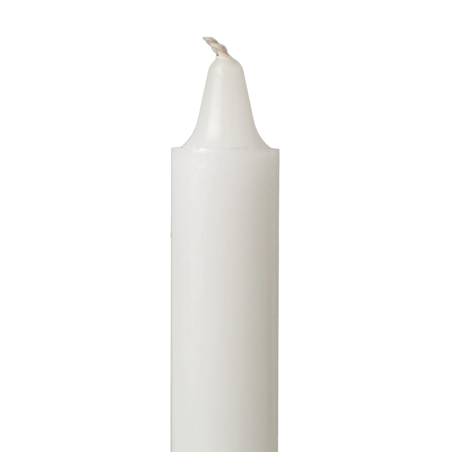 6 Inch Bell Top Off White Household Candle