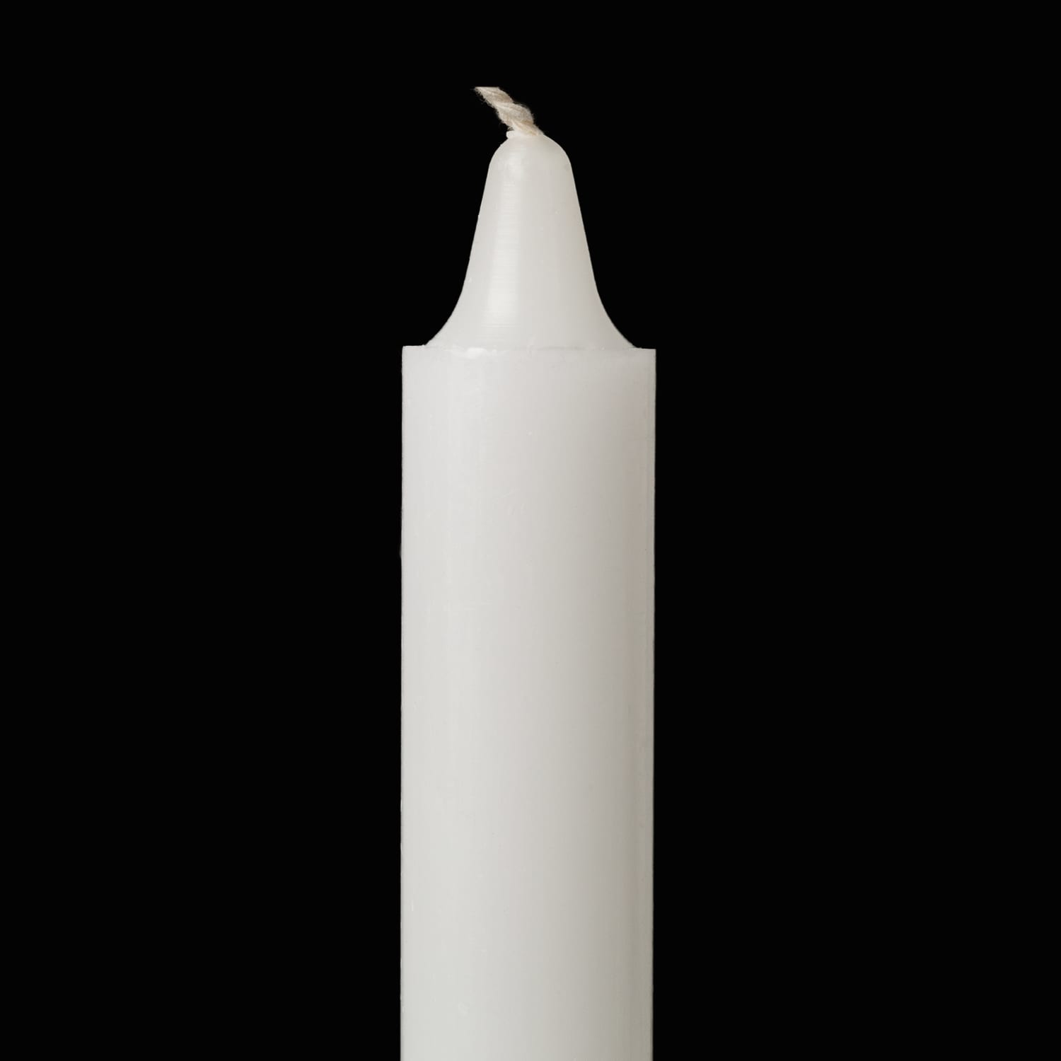 6 Inch Bell Top Off White Household Candle