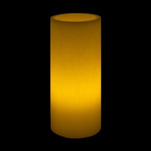 4x10 Ivory Round LED Flameless Candles