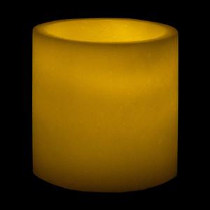 5x4 Ivory Round LED Flameless Candles