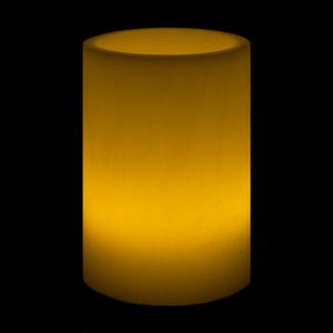 5x7 Ivory Round LED Flameless Candles