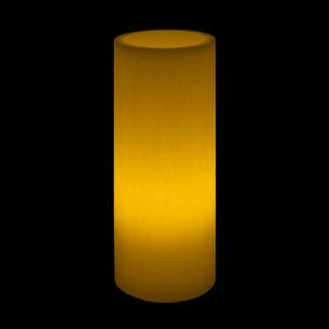 5x13 Ivory Round LED Flameless Candles