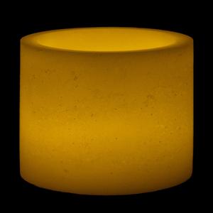 6x4 Ivory Round LED Flameless Candles