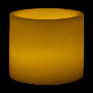 6x5 Ivory Round LED Flameless Candles