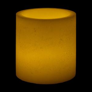 6x7 Ivory Round LED Flameless Candles
