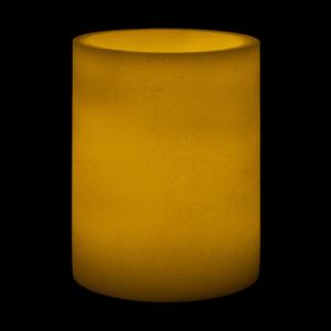 6x8 Ivory Round LED Flameless Candles