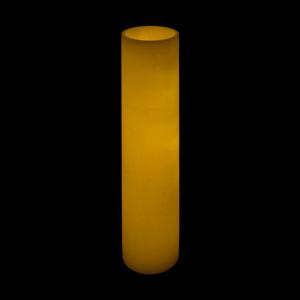6x19 Ivory Round LED Flameless Candles