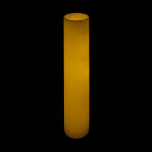 6x20 Ivory Round LED Flameless Candles