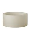 7x4 Ivory Round LED Flameless Pillar Candles