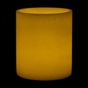 8x10 Ivory Round LED Extra Large Flameless Pillar Candles