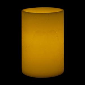 8x13 Ivory Round LED Extra Large Flameless Pillar Candles