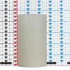 8x14 Ivory Round LED Extra Large Flameless Pillar Candles