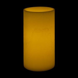 8x16 Ivory Round LED Extra Large Flameless Pillar Candles