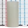 8x17 Ivory Round LED Extra Large Flameless Pillar Candles